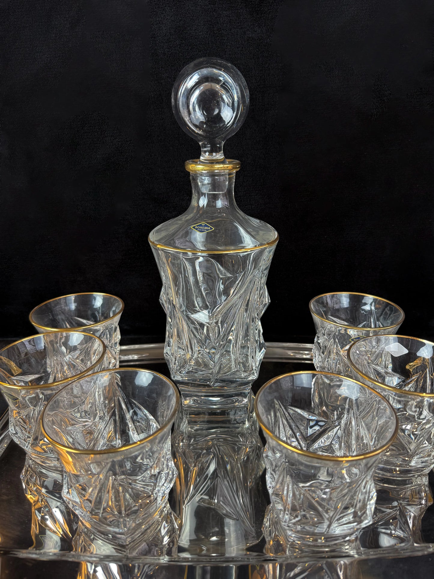 Carafes et 6 verres