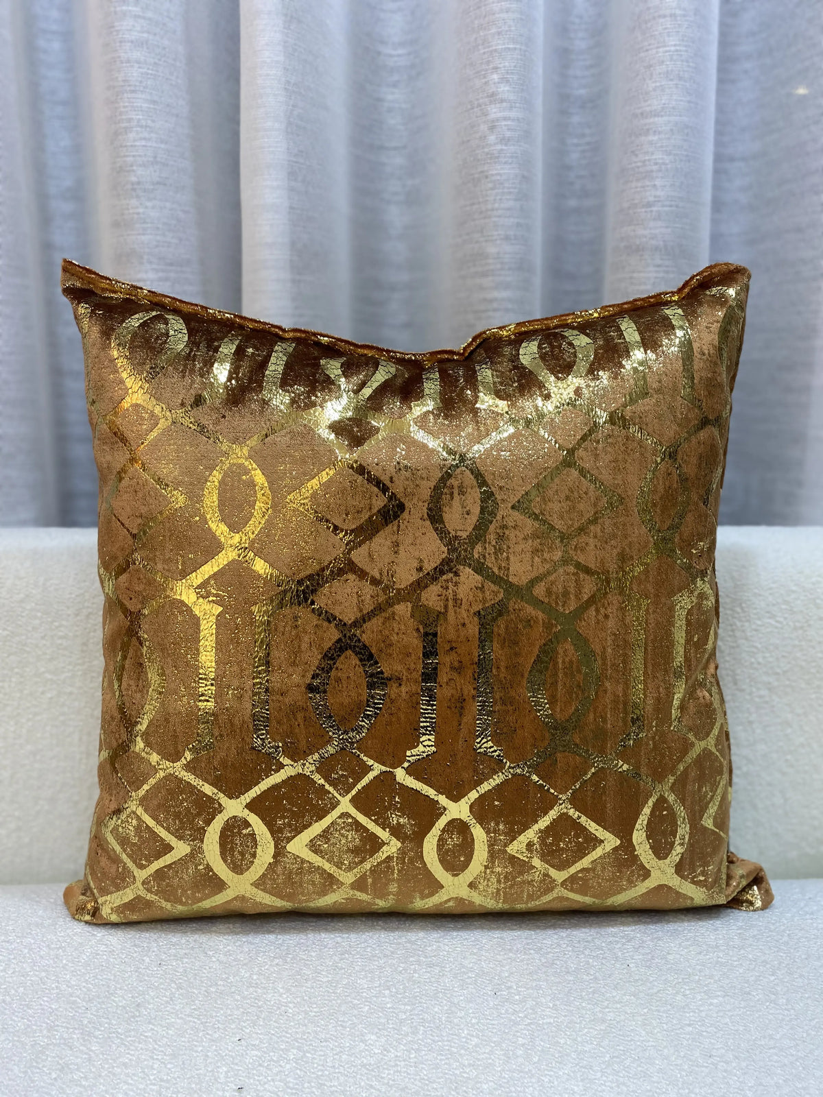 MOTIF DORÉ CAMEL TREILLIS