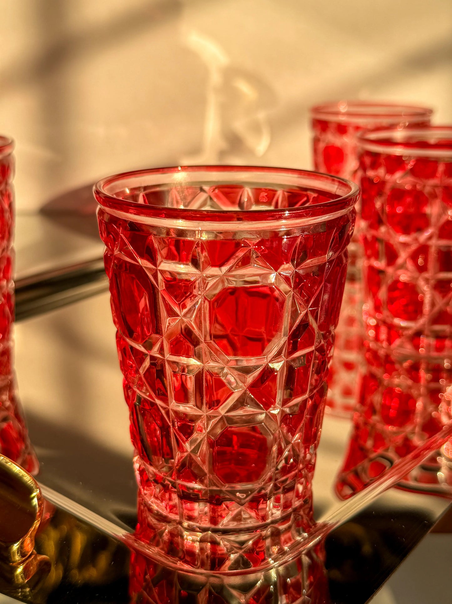 Verres Dior Rouge