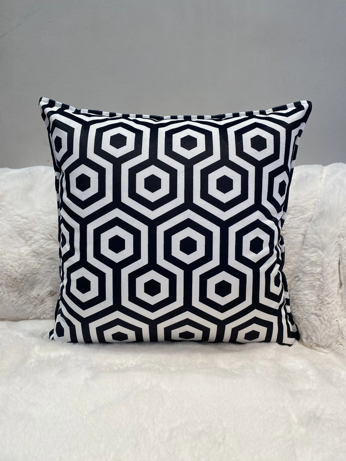 COUSSIN VELOUR NID D'ABEILLE