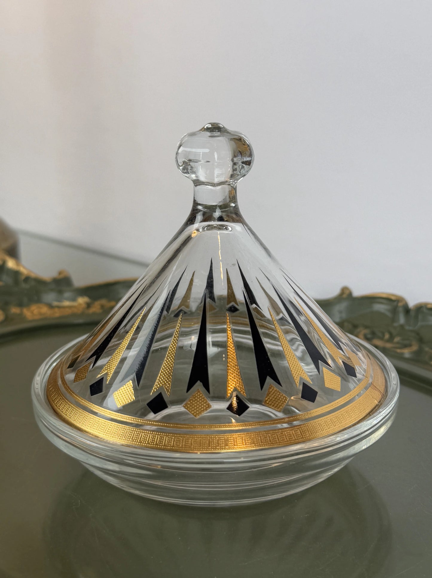 Mini-Tagine en verre transparent