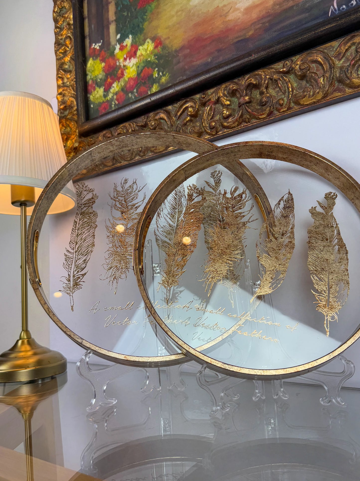 Ensemble de Plateau rond