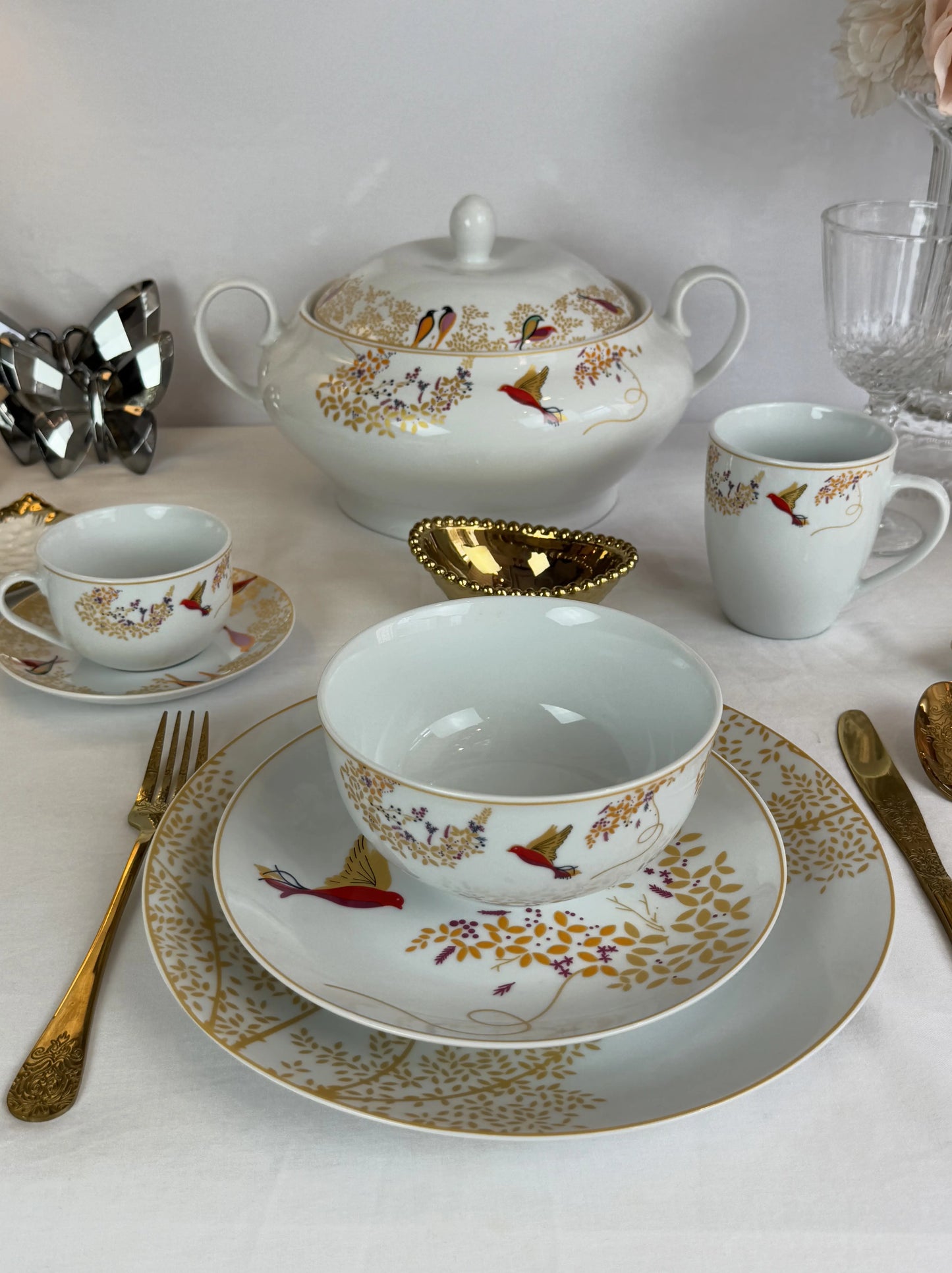 Service de table élégance - 38 pièces