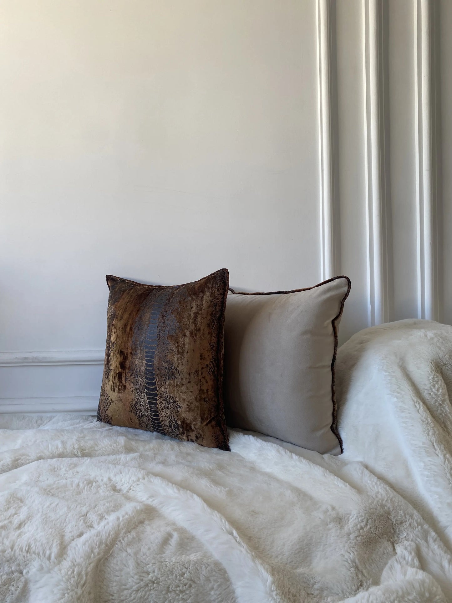 Coussin velours