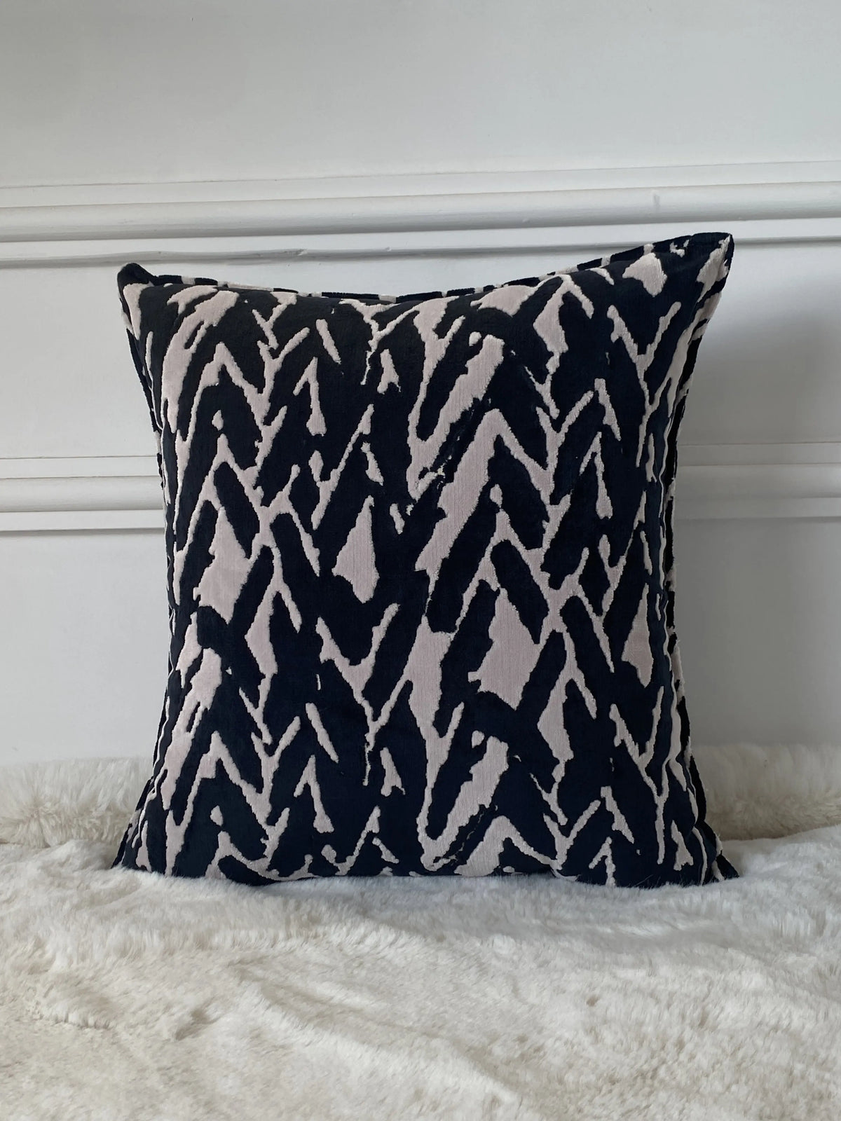 COUSSIN VELOURS ZÈBRE