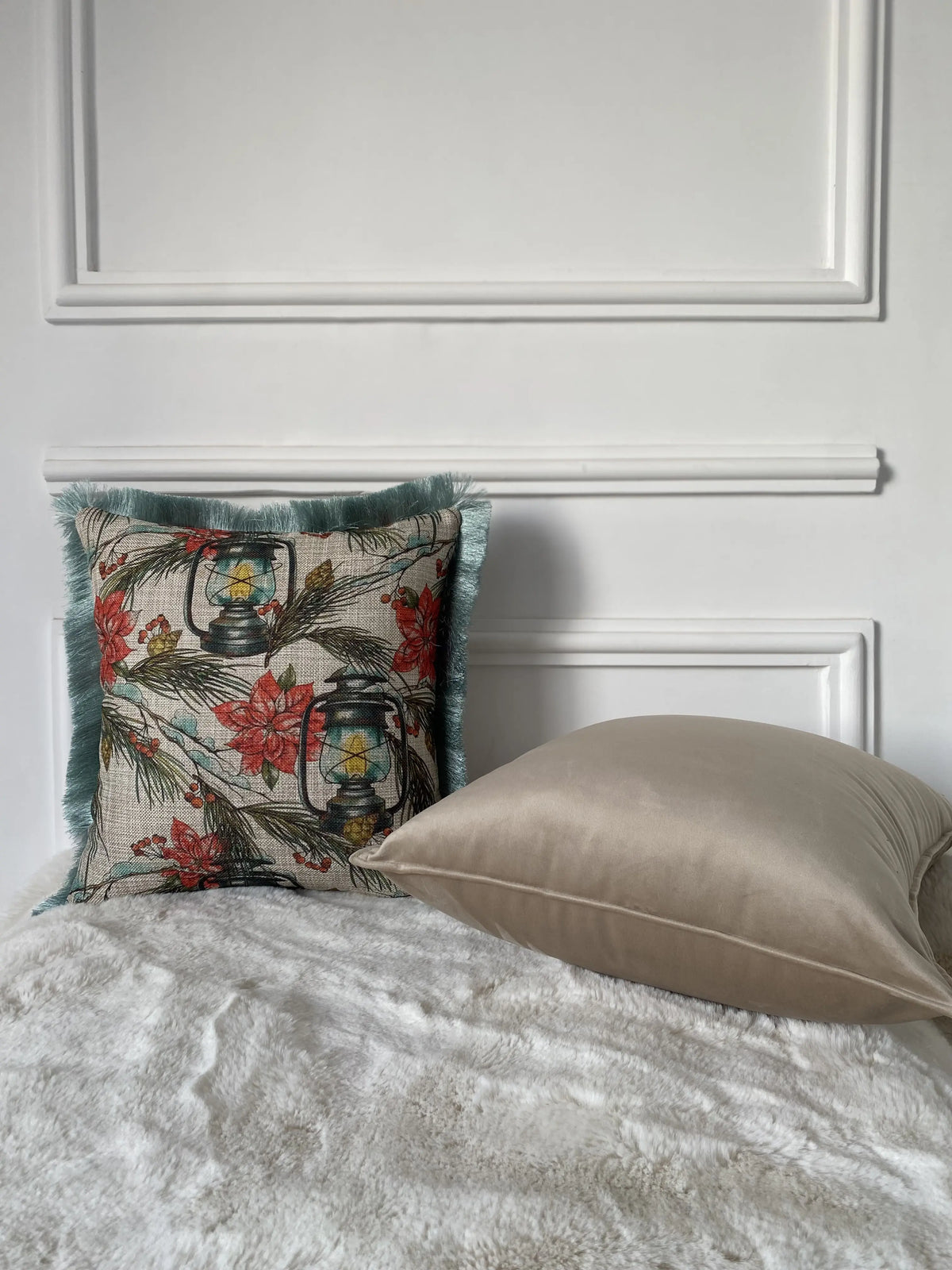 COUSSIN TOILE LANTERNES