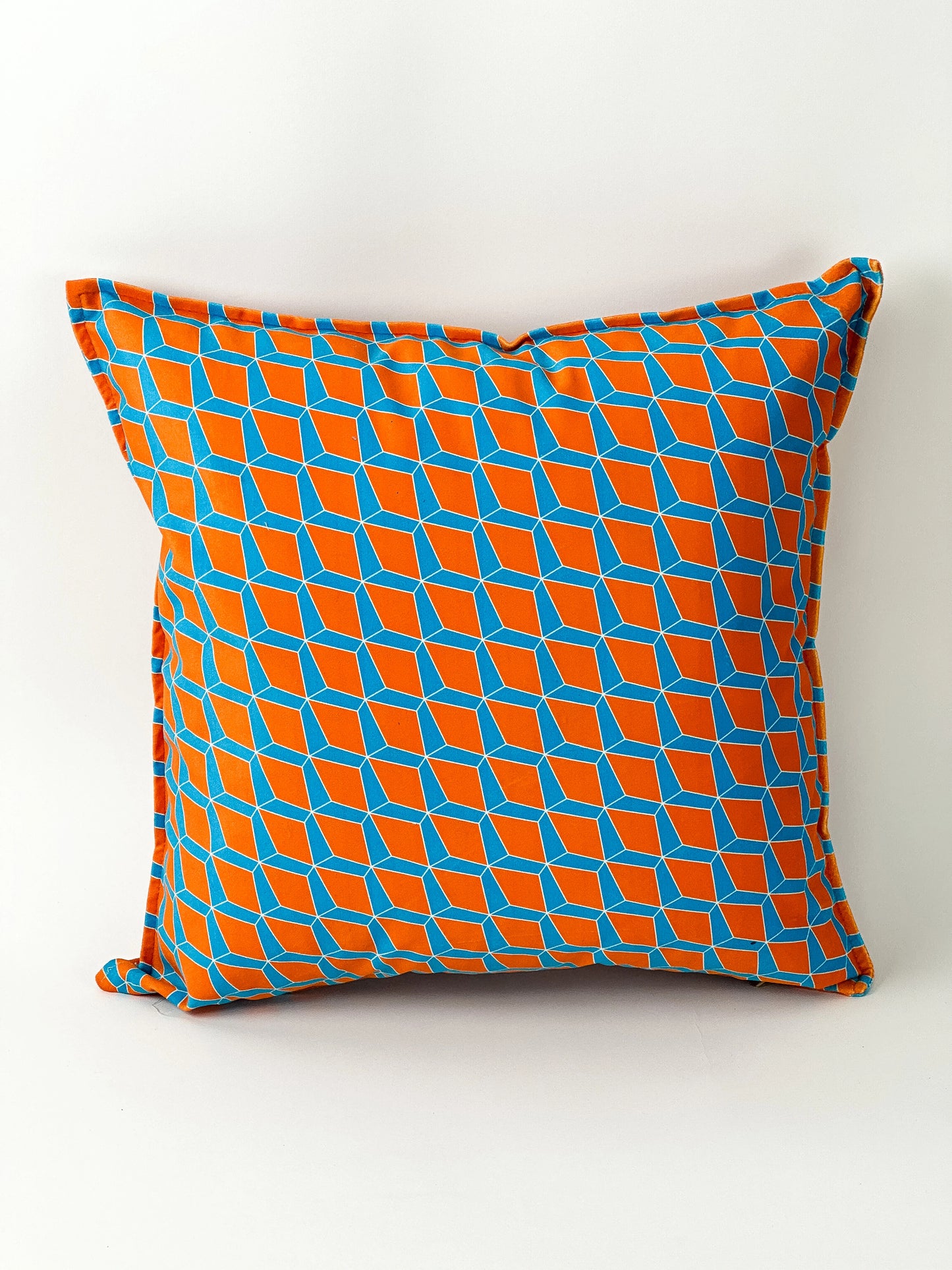 COUSSIN VELOUR GÉOMÉTRIQUE