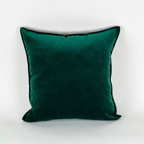 COUSSIN VELOUR UNI VERT