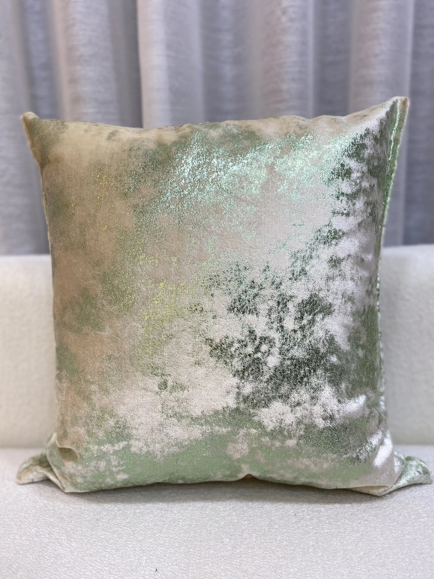 MOTIF EN FOIL VERT