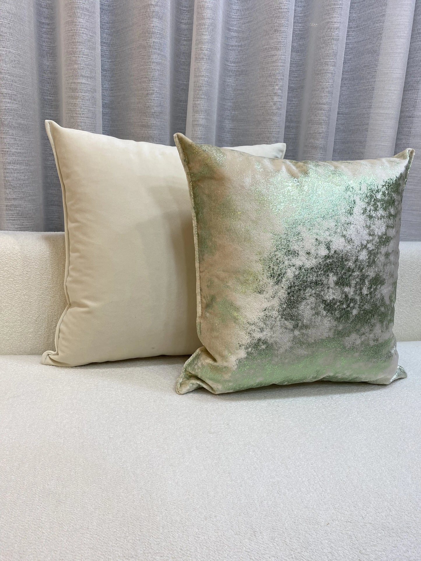 MOTIF EN FOIL VERT