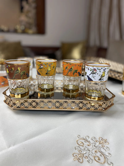 Ensemble de 12 verres à thé