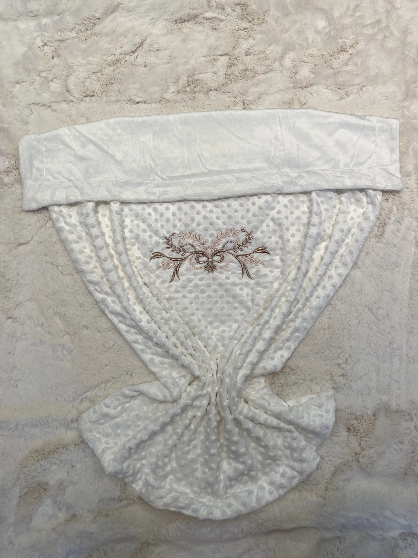 Couverture nouveau né Brodé