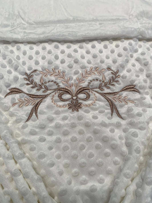 Couverture nouveau né Brodé