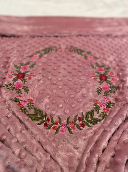 Couverture nouveau né Brodé