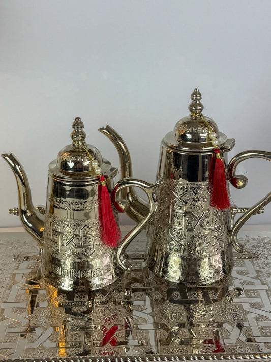 Théière en Cuivre Finition Inox 5 - Premium