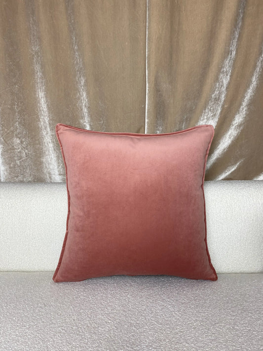 COUSSIN VELOUR UNI ROSE