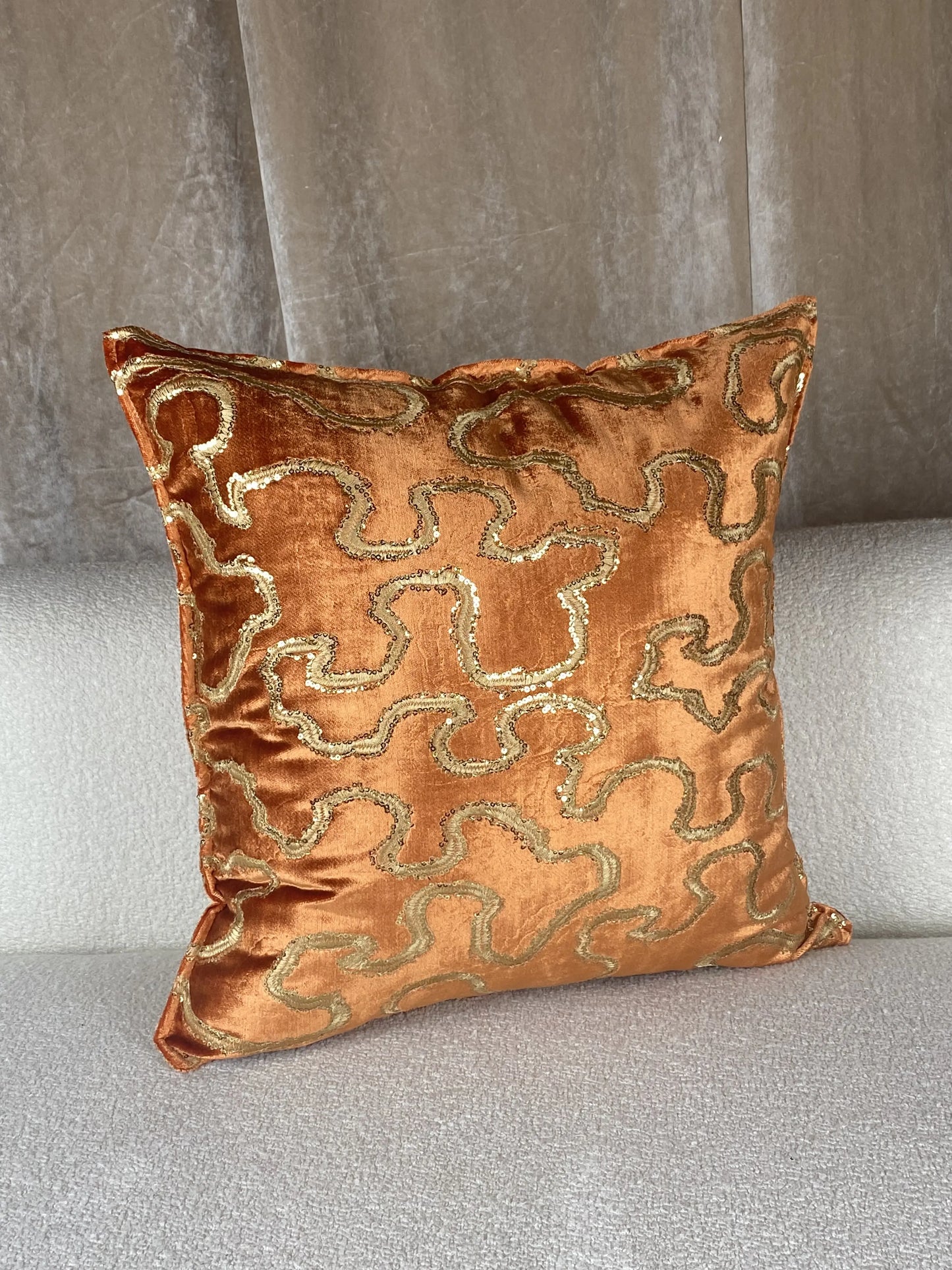 MOTIF DORÉ ORANGE