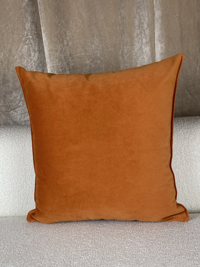 COUSSIN VELOUR UNI TERRACOTTA