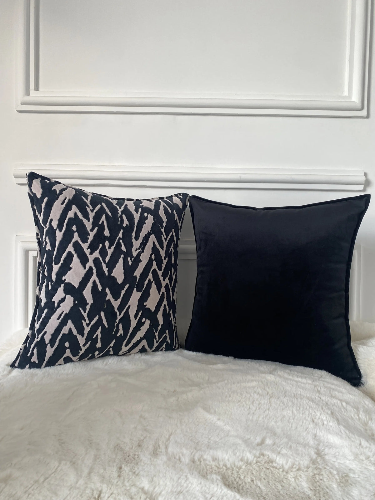 COUSSIN VELOURS ZÈBRE