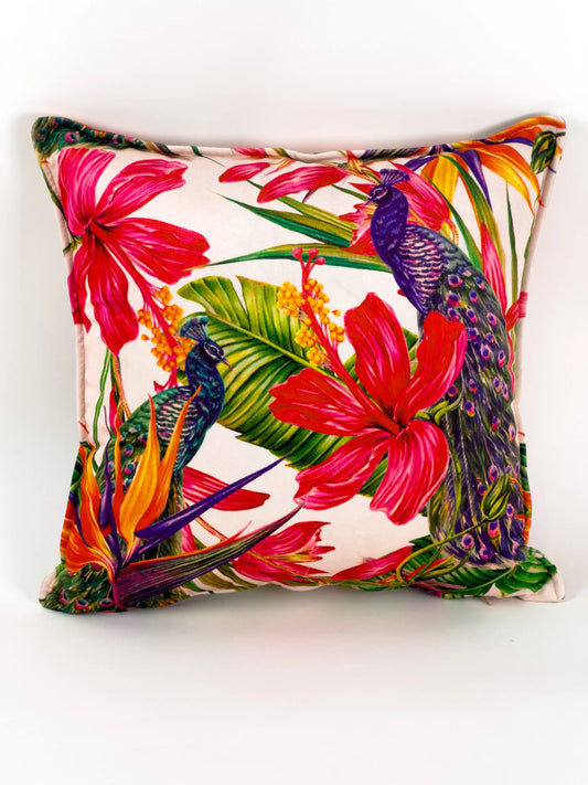 COUSSIN VELOUR TROPICAL