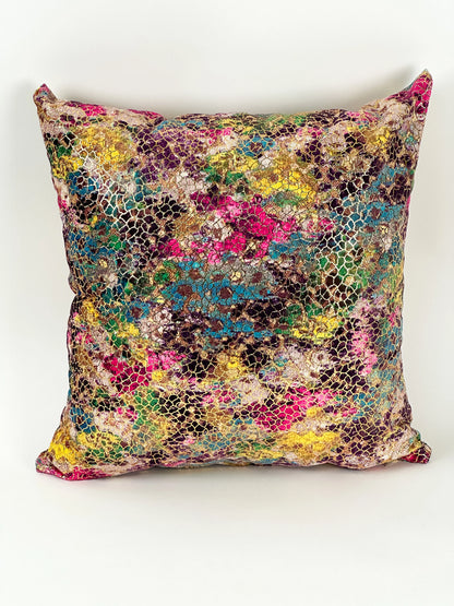 COUSSIN VELOUR IMPRIMÉ AVEC DU FOIL