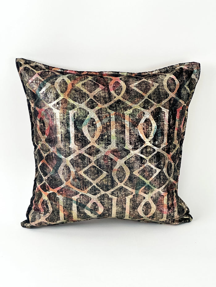 MOTIF DORÉ NOIR ARABESQUE